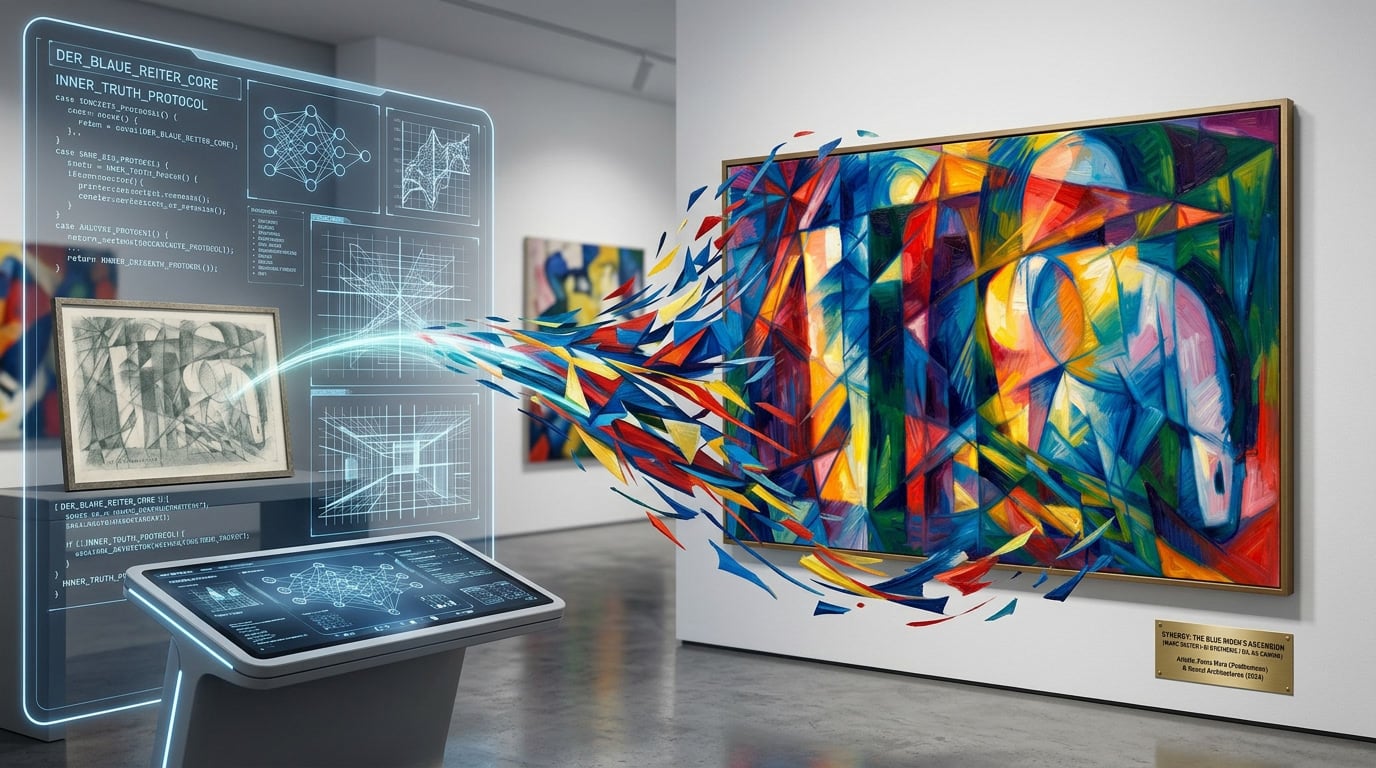 AI art creation inspired by Franz Marc – debate on creativity and artificial intelligence